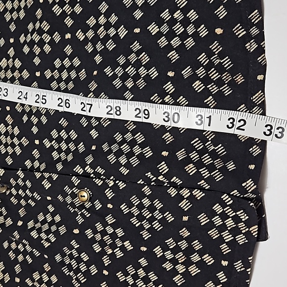 Physical Attraction 2pc Matching Pant Set Size S Tall Black & Cream #W-624 - Picture 11 of 15